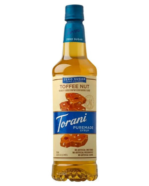 TORANI Puremade Zero Sugar Toffee Nut Syrup 750 ml