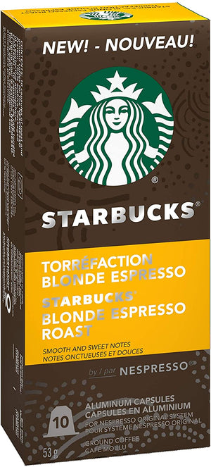 Blonde Espresso Roast Coffee  Starbucks® by Nespresso® for Vertuo