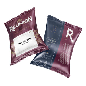 Reunion Coffee Roasters Privateer Coffee Frak Packs, 24 x 2.5 oz